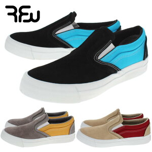 【最大100%ポイントバック※要エントリー】アールエフダブリュー RFW スニーカー ナン フォリオ スエードキャンバス NAAN FOLIO SC R-2112223 ブラック/ブルー グレー/イエロー ベージュ/レッド【GFOG