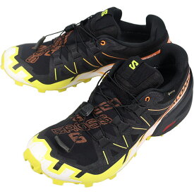 9月限定！最大全額ポイント還元※要エントリー サロモン salomon メンズ トレイルランニングシューズ スピードクロス 6 ゴアテックス SPEEDCROSS 6 GORE-TEX ブラック/サルファスプリング/バードオブパラダイス 474654 アウトドア 【GIOM】