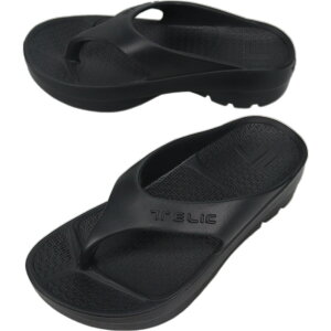 4������I�ő�S�z�|�C���g�Ҍ����v�G���g���[ TELIC �T���_�� W-�t���b�v�t���b�v W-FLIPFLOP �u���b�N BLACK 9589�yGKOH�z
