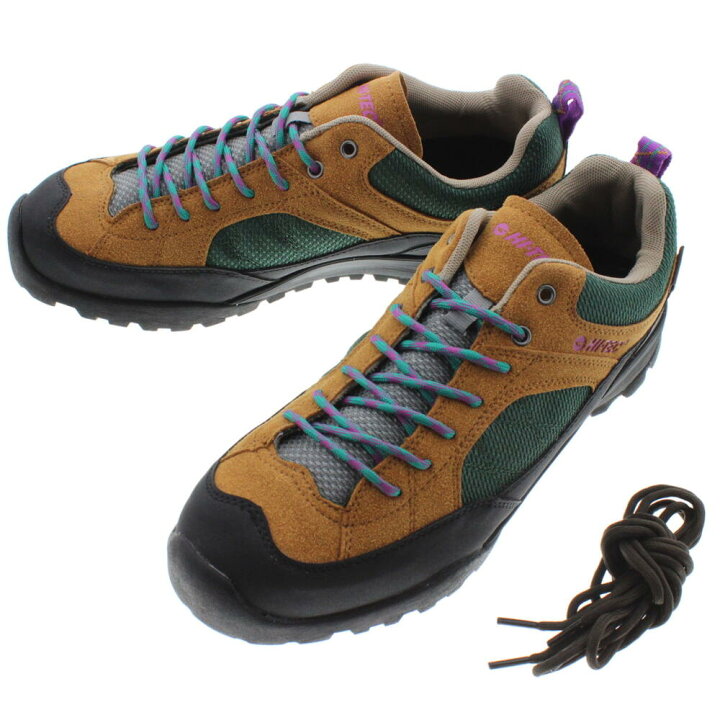 楽天市場 定番 ハイテック Hi Tec スニーカー アオラギ ウォータープルーフ Aoraki Wp Ht Hku11 ブラウン グリーン Brw Green Goom すにーかー倉庫