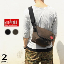 定番 マンハッタンポーテージ Manhattan Portage バッグ ナイロン メッセンジャー バッグ JR (SM) ワックス ナイロン 1605-JR-WXN ブラック(BLK) ダークブラウン(DBR)［BG］【FNOM】