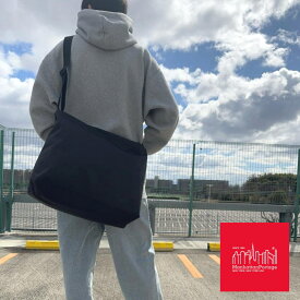 定番 マンハッタンポーテージ Manhattan Portage クリアビュー ショルダー バッグ ラージ 420D ナイロン Clearview Shoulder Bag Large 420D Nylon ブラック 1482-L-420D BLK【GIOH】