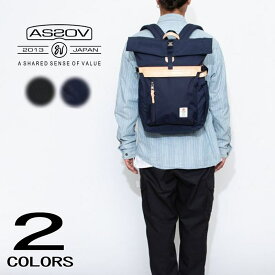 アッソブ AS2OV ハイデンシティ ロール バックパック HIGHDENSITY ROLL BACKPACK 152311 BLACK（10） NAVY（75） 【GIOH】