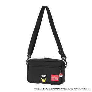 4������I�ő�S�z�|�C���g�Ҍ����v�G���g���[ �}���n�b�^���|�[�e�[�W Manhattan Portage Jogger Bag Ver.2 �|�P���� �s�J�`���E �u���b�N 1404-L-2-POKEMON-PIKACHU BLK �mBG�n�yGIFG�z