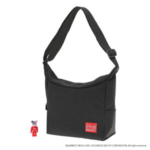 yő100%|CgobNvGg[z}nb^|[e[W Manhattan Portage xbh X^C V_[ obO xAubN 2023 Bed-Stuy Shoulder Bag w/ BE@RBRICK 2023 ubN 6041-BE@RBRICK-23 BLK 