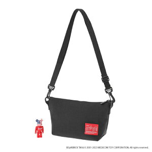 4������I�ő�S�z�|�C���g�Ҍ����v�G���g���[ �}���n�b�^���|�[�e�[�W Manhattan Portage �Y�R�b�e�B �N���b�` �x�A�u���b�N 2023 Zuccotti Clutch w/ BE@RBRICK 2023 �u���b�N 6020-BE@RBRICK-23 BLK �yGHFG�z