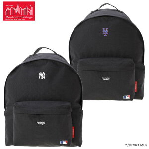 5������I�ő�S�z�|�C���g�Ҍ����v�G���g���[ �}���n�b�^���|�[�e�[�W Manhattan Portage × MLB × �r�b�O �A�b�v�� �o�b�N�p�b�N �����L�[�X ���b�c BIG APPLE BACKPACK MLB YANKEES METS �u���b�N 1211-MLB BLK