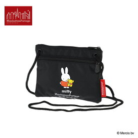 8月限定！最大全額ポイント還元※要エントリー マンハッタンポーテージ Manhattan Portage バッグ ダブル ジッパー ポーチ (LG) ミッフィー 70 DOUBLE ZIPPER POUCH (LG) MF70 ブラック BLK【GJOJ】