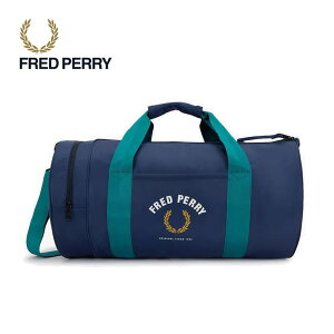 4������I�ő�S�z�|�C���g�Ҍ����v�G���g���[ �t���b�h�y���[ FRED PERRY �X�|�[�c �i�C���� ���[�W �o�����o�b�O Sports Nylon Large Barrel Bag L2176 X86(�e�j�X�u���[)�yGKOG�z