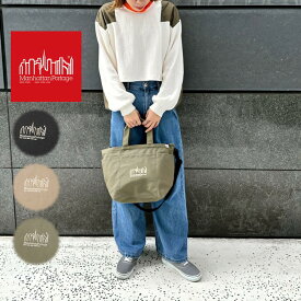 定番 マンハッタンポーテージ Manhattan Portage ホワイトストーン トートバッグ キャンバス WHITESTONE TOTE BAG CANVAS 1360-CNVS ブラック ベージュ オリーブ 2WAY ［BG］【GHOH】