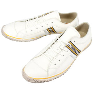 【最大100%ポイントバック※要エントリー】【防水スプレー吹きかけサービス】【交換返品送料無料】スピングル SPINGLE スニーカー SPM 168 ホワイト/イエロー 87 日本製 スピングルムーブ メン