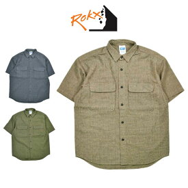 ロックス ROKX ウェア マトリックス シャツ MATRIX SHIRT RXMS22400 NATURAL(ナチュラル) INDIGO(インディゴ) OLIVE(オリーブ)［WA］【GGOH】