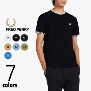 ��� �t���b�h�y���[ FRED PERRY �c�C�� �e�B�b�v T�V���c Twin Tipped T-Shirt M1588 100(�z���C�g) 102(�u���b�N) 795(�l�C�r�[) 194�i�f�U�[�g�j 444�i�X�J�C�j P05�i�Z�[�W�O���[���j 779�i�L���O�t�B�b�V��