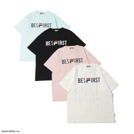 【返品・交換不可】フィラ FILA x BE:FIRST ロゴプリント Tシャツ ホワイト（01） ブラック（08） サックス（10） ピンク（19） FB0781 ［WA］【GHOH】