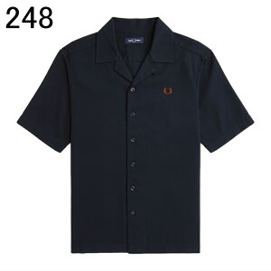�t���b�h�y���[ FRED PERRY �V���c �u���E�X Pique Texture Revere Collar Shirt M7774 248 560�yGJOH�z