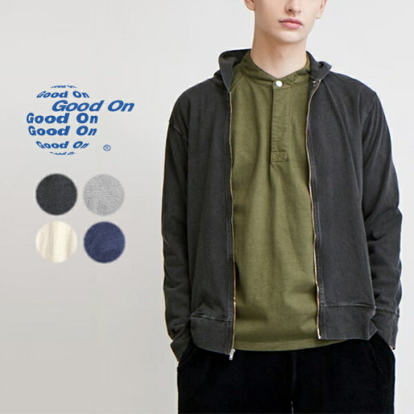 ９月限定！最大全額ポイント還元※要エントリー グッドオン Good On ジップ ティー パーカー ZIP TEE PARKA GOLT1303【GKOG】