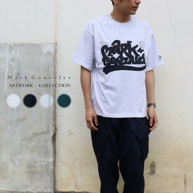 マークゴンザレス Mark Gonzales マークゴンザレス ロゴ ショートスリーブ Tシャツ MG LOGO SS Tee MGT22010 10(ホワイト) 60(グリーン) 81(アッシュグレー) 90(ブラック) ［WA］【GHOK】