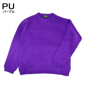 定番 ヒューストン HOUSTON ユニバード72 モヘアタッチ起毛セーター UNIVERD72 MOHAIR TOUCH SWEATER BK（ブラック） BR（ブラウン）MT（ミント） OL（オリーブ） PU（パープル） MS（マスタード） 22138 【GHFG】