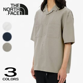 ノースフェイス THE NORTH FACE ショートスリーブシアサッカーベントメッシュシャツ S/S Seersucker Vent Mesh Shirt NR22360 OW（オフホワイト） UN（アーバンネイビー） FR（フォールンロック）【GIOJ】