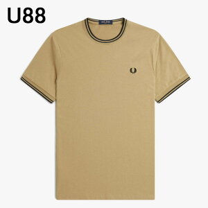 3������I�ő�S�z�|�C���g�Ҍ����v�G���g���[ �t���b�h�y���[ FRED PERRY �c�C�� �e�B�b�v T�V���c Twin Tipped T-Shirt M1588 M68 T50 U84 U87 U88 U93 U97 V17�yGIOH�z