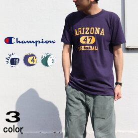チャンピオン Champion ショートスリーブTシャツ 24SS TRUE TO ARCHIVES C3-Z321 010（ホワイト）370（ネイビー） 560（モスグリーン）【GIOH】