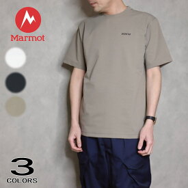 マーモット Marmot ベーシック ロゴ Tシャツ BASIC LOGO-T TSSMC406 BWT（ホワイト）BLK（ブラック）GEE（ダークベージュ）［WA］【GIOI】
