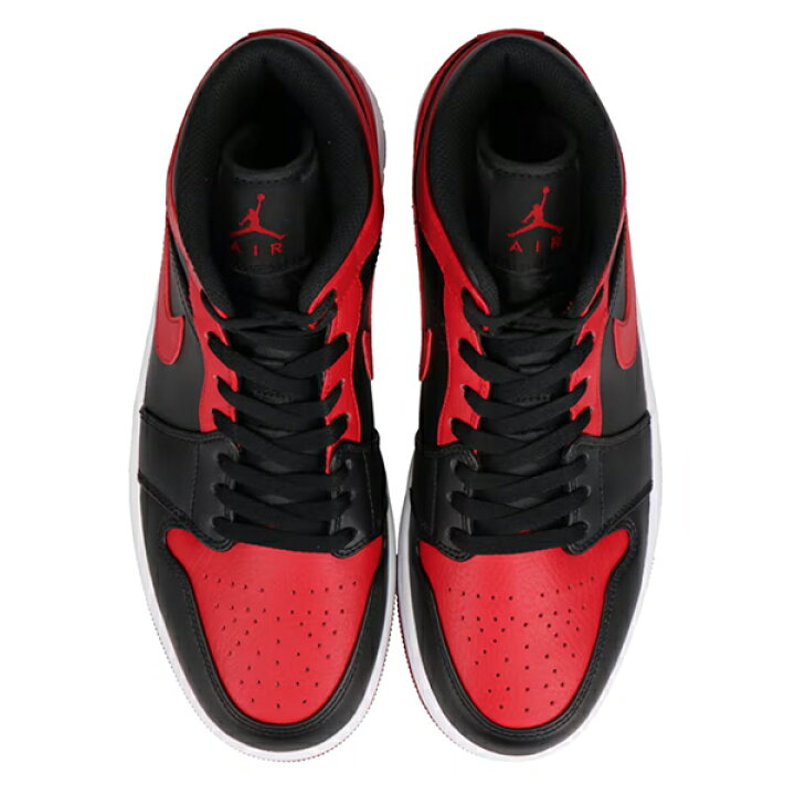 楽天市場】【送料無料】NIKE AIR JORDAN 1 MID UNBRED 2021 BLACK RED 