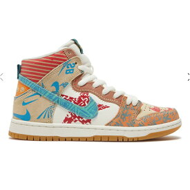 【送料無料】NIKE SB DUNK HIGH THOMAS CAMPBELL ICE JADE/CIRCUIT ORANGE-SAIL 918321-381