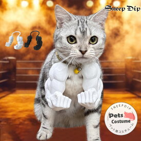 送料無料 マッスルパワーアーム ファイティングポーズ ハロウィーン ペット 小型犬猫 ペット コスチューム 衣料品 ペットアクセサリー コスプレ 腕 手 黒 猫ドック キャット ペットコスチューム プレゼント ギフト イヌ ネコ 筋肉ネコ 筋肉ドッグ アーム つけ腕 ムキムキ