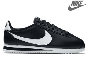 NIKE WMNS CLASSIC CORTEZ LEATHER 807471-010 BLACK/WHITE-WHITEiCL EBY NVbN Rebc U[ ubN zCg Y Xj[J[