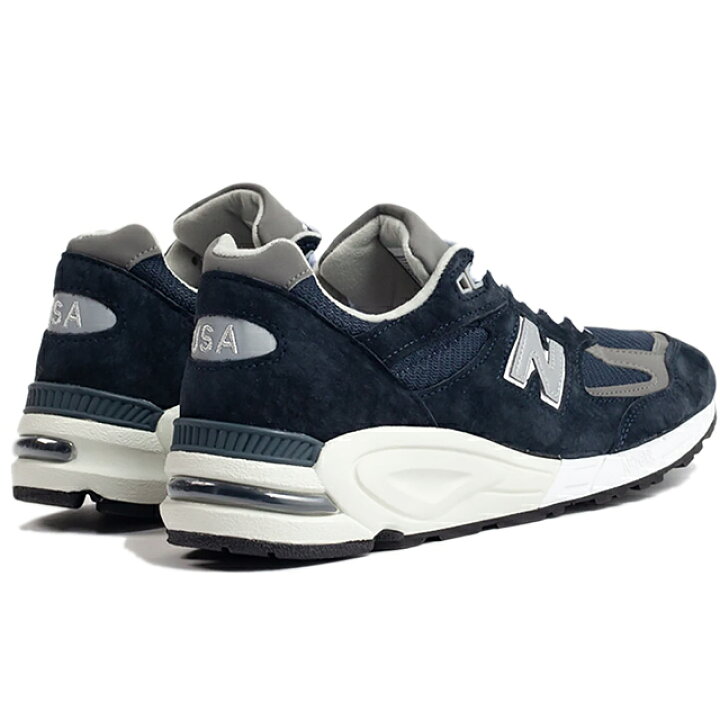 楽天市場】NEW BALANCE M990V2 「Made in U.S.A」 NAVY/GREY M990NB2 