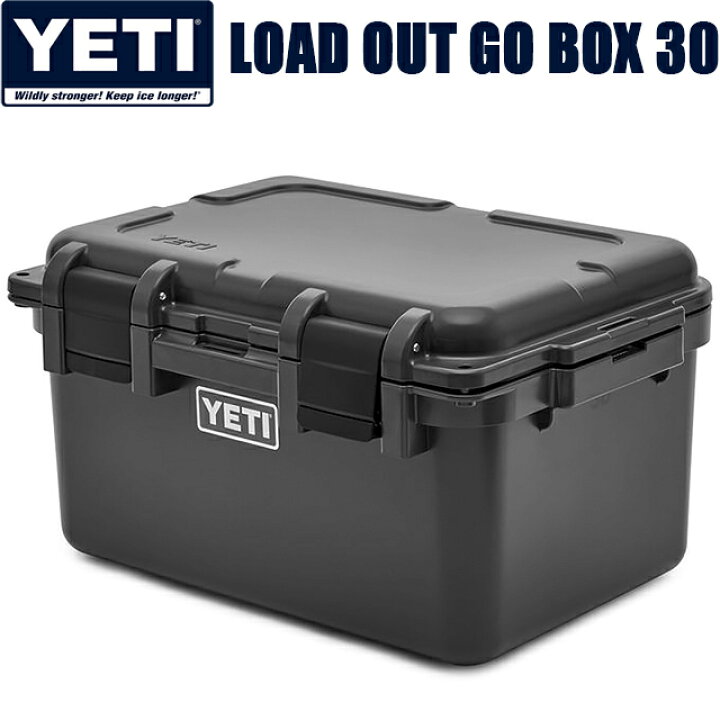 楽天市場】YETI LOADOUT GOBOX 30 CHARCOALyeti イエティ クーラー 