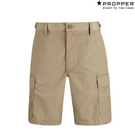 Propper BDU Shorts - 100% Cotton Ripstop F5261 Khakiプロッパー BDU ショーツ カーゴ アーミー ミリタリー ショートパンツ カーキ 迷彩 アメリカ軍