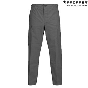 Propper BDU Trouser Button Fly - Battle Rip 65/35 Poly/Cotton Ripstop F5201 Dark Grey (Short or Regular)�v���b�p�[ BDU �g���E�U�[ �J�[�S �����O�X:�V���[�gor���M�����[ �A�[�~�[ �~���^���[ �p���c �_�[�N�O���[ �A