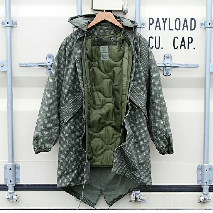 楽天市場】「80s DEADSTOCK U.S.ARMY NIGHT CAMOUFLAGE PARKA with 
