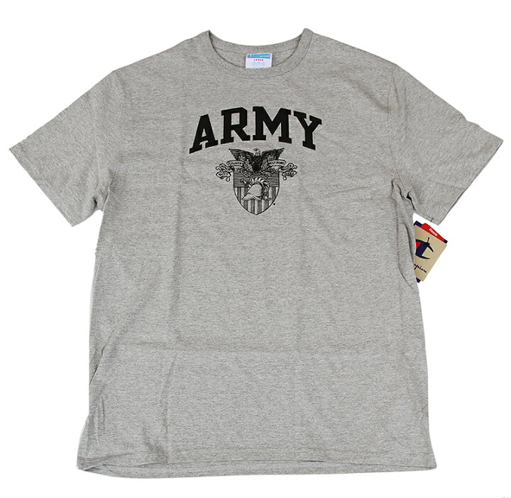 楽天市場】Champion 「WEST POINT ARMY」 7.0oz HEAVY WEIGHT TEE GREY 