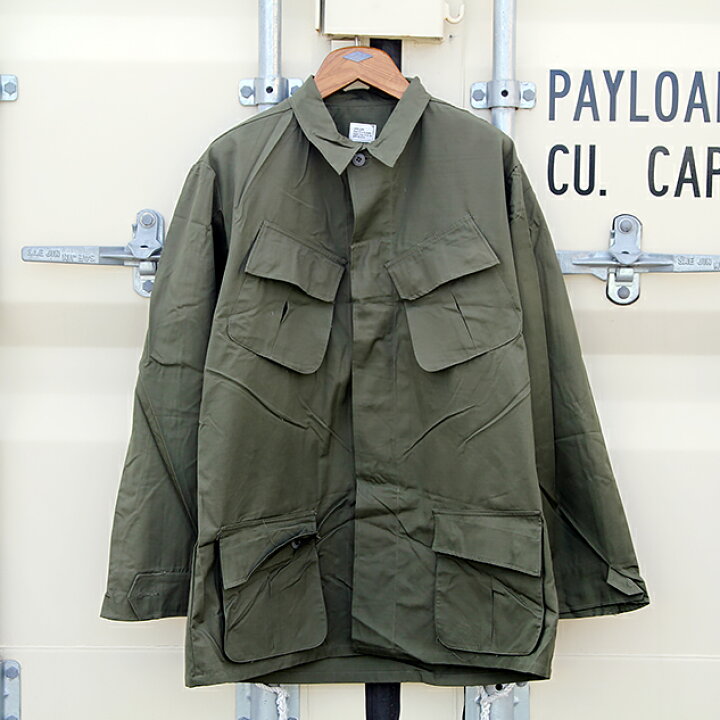 楽天市場】「70s DEADSTOCK U.S.ARMY JUNGLE FATIGUE JACKET 4th」X  