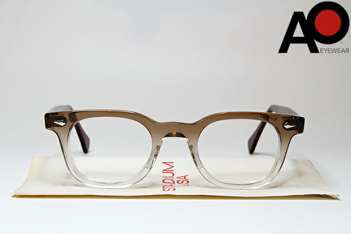 楽天市場】American Optical STADIUM 46-24 BROWN FADEアメリカン 