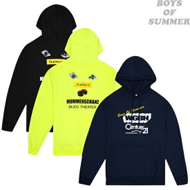 「Sale!」 BOYS OF SUMMER WGBH HOODED SWEATSHIRT NAVY SAFETY GREEN BLACKボーイズ オブ サマー WGBH フーデッド パーカー ネイビー グリーン ブラック スウェット 長袖