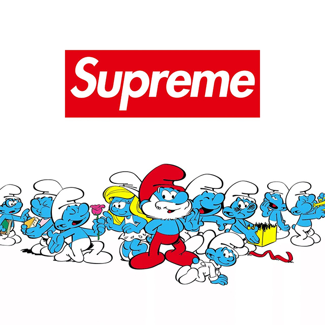楽天市場】「Sale!」SUPREME / Smurfs Skateboard BOX LOGO