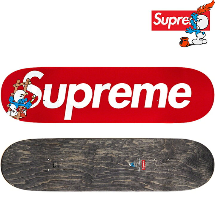 楽天市場】SUPREME / Smurfs Skateboard BOX LOGO REDSupreme  
