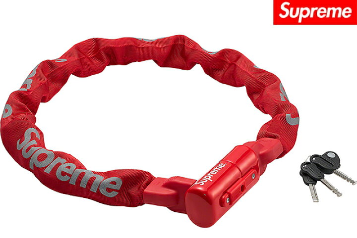楽天市場】Supreme Kryptonite Integrated Chain Lock Red  