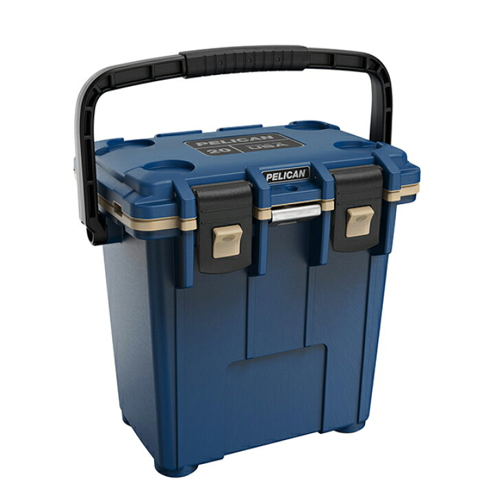 楽天市場】PELICAN 20QT ELITE COOLER PACIFIC BLUE/COYOTE Made in 