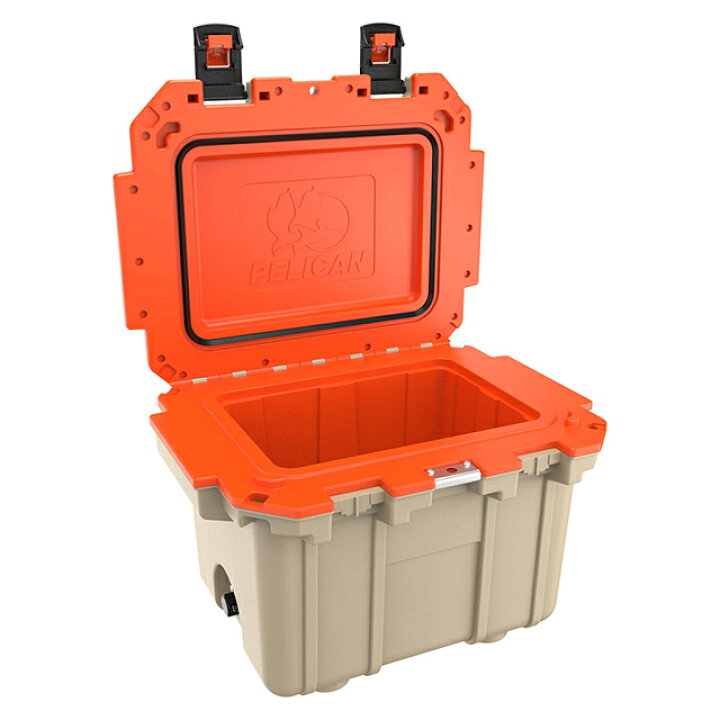 楽天市場】PELICAN 30QT ELITE COOLER TAN/ORANGE Made in U.S.A 