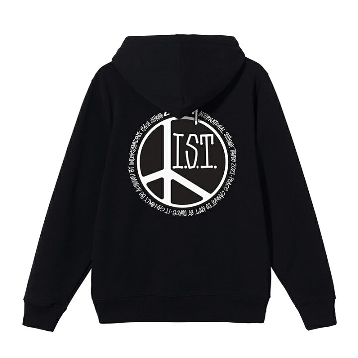 楽天市場】STUSSY PEACE DOT HOODIE BLACKステューシー ピースドット 
