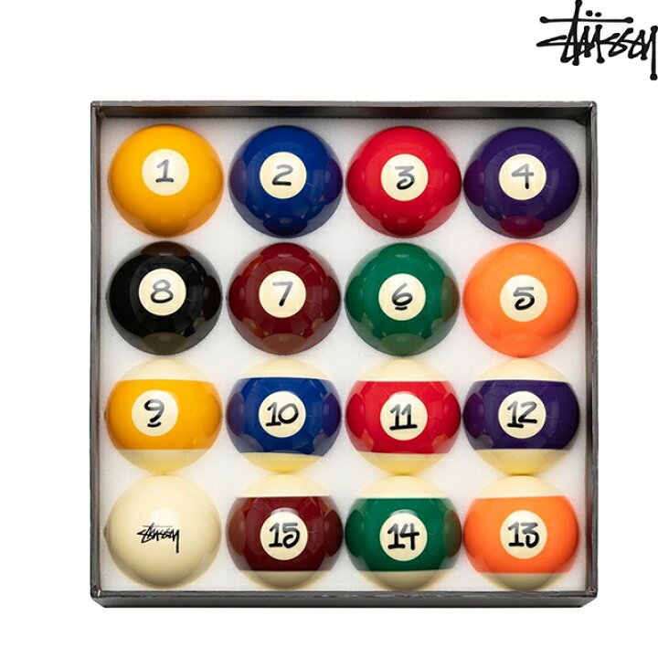 楽天市場】STUSSY BILLIARD BALLS SET 「JAPER BEES」ステューシー  