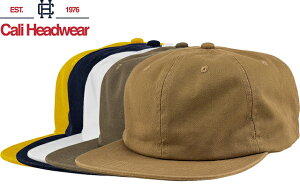 Cali Headwear Washed Twill 6 Panel Unstructured - WT92 �L�����w�b�h�E�F�A USA �E�H�b�V���h�c�C�� 6�p�l�� �L���b�v CAP 6�F�W�J �����Y ���f�B�[�X �X�q