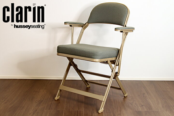 楽天市場】CLARIN FOLDING CHAIR FULL CUSHION WITH ARM 「Made in 