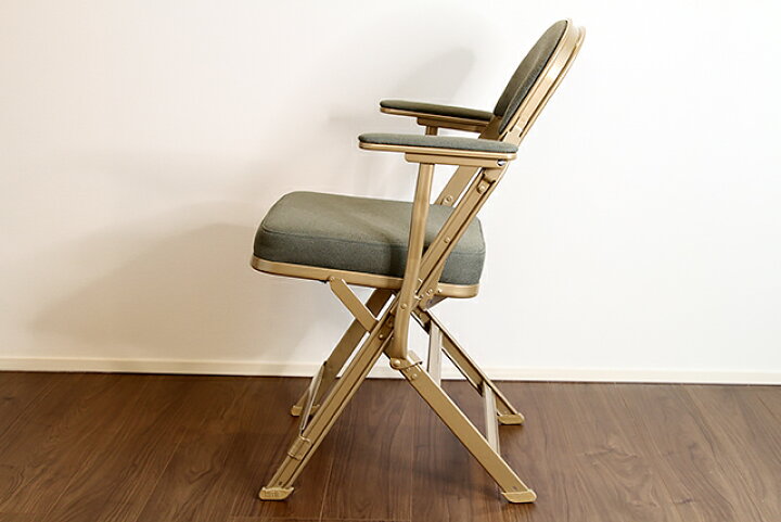 楽天市場】CLARIN FOLDING CHAIR FULL CUSHION WITH ARM 「Made in 