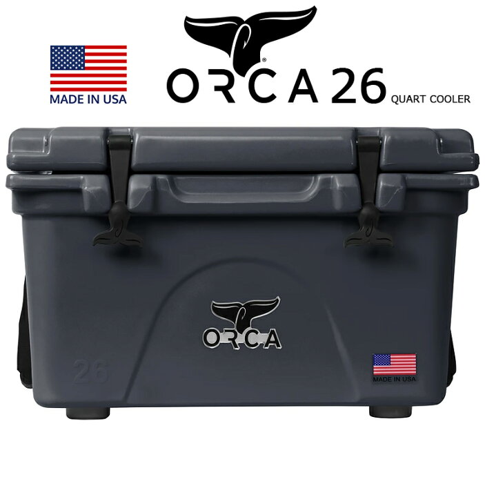 楽天市場】「Sale!」 ORCA COOLERS 26 QUART CHARCOAL 「Made in U.S.A 